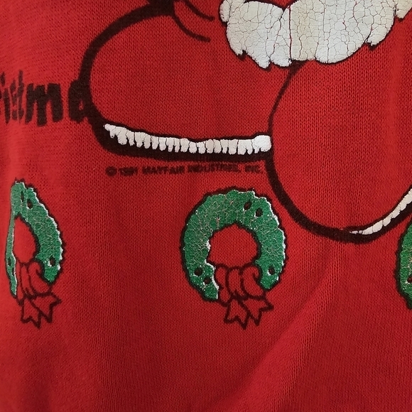 Vintage Christmas bear sweatshirt - Picture 3 of 6